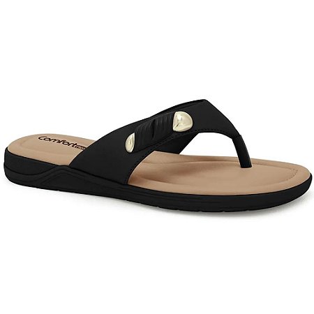 CHINELO FEMININO COMFORTFLEX 2580302 PLUS ALMOND
