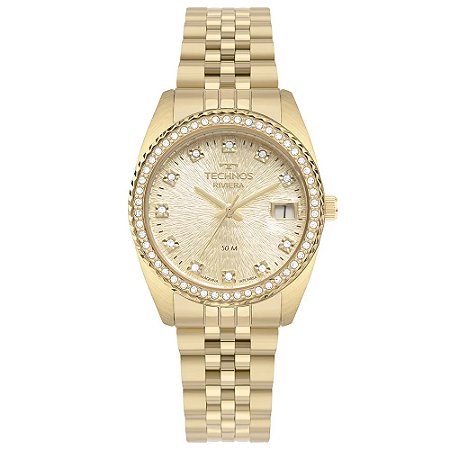 RELOGIO UNISSEX TECHNOS 2117LFK/1D DOURADO