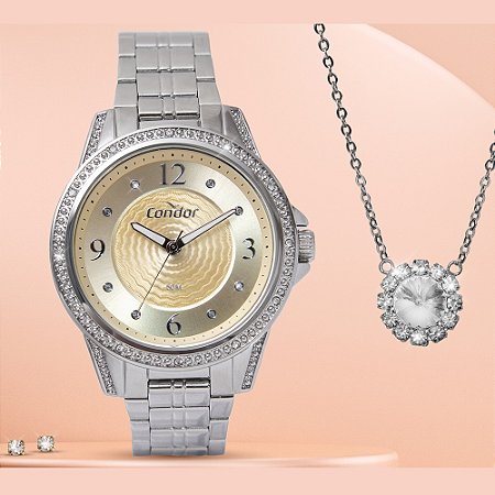 RELOGIO FEMININO CONDOR CO2036MXWK4X DOURADO