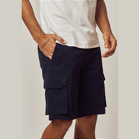 BERMUDA MASCULINO PACIFIC BLUE 10529008 MARINHO