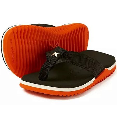 SANDALIA INFANTIL KENNER 1800067100 NK6 KIDS LARANJA/PRETO