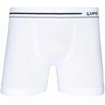 CUECA BOXER MASCULINO LUPO 766-001 AM BOXER BRANCO