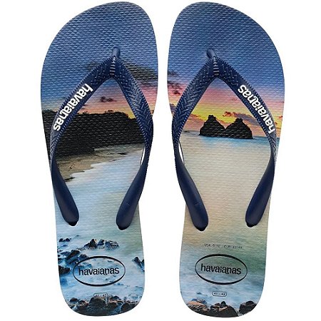 SANDALIA MASCULINO HAVAIANAS HYPE PRETO/PESSEGO