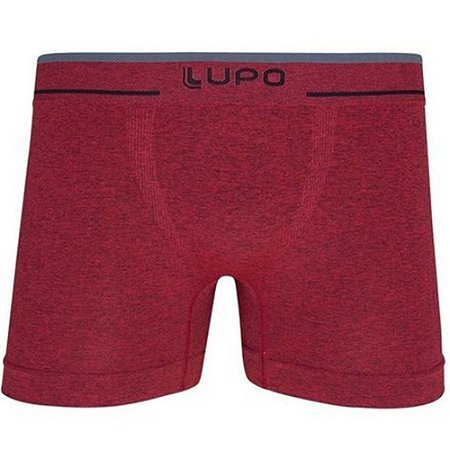 CUECA MASCULINO LUPO 733 AM BOXER VERMELHO