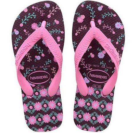 sandalia infantil havaianas