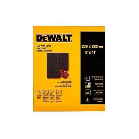 LIXA SECO ESTEARATO 100G 230 X 280MM - DEWALT