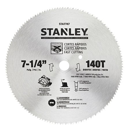 SERRA 7 -1/4'' 140 DENTES  - STANLEY