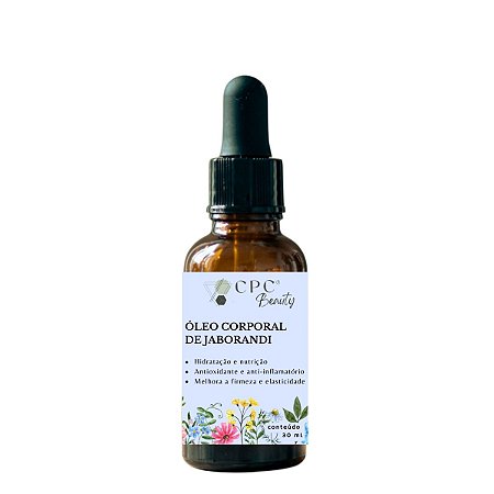 Óleo Corporal Natural Tonificante de Jaborandi CPC Beauty