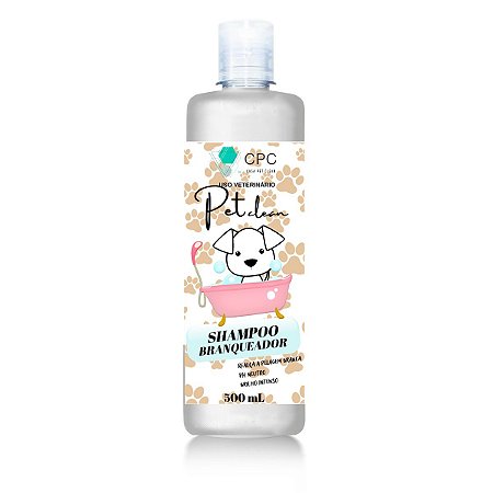 Shampoo Pet Branqueador para Cães e Gatos 500 mL