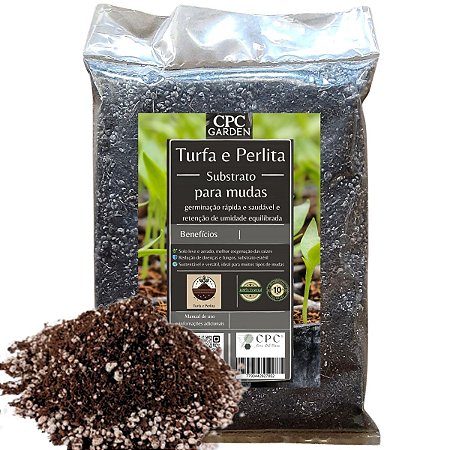 Substrato Preparado Para Mudas Com Turfa e Perlita CPC Garden