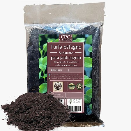 Turfa Sphagnum Premium Para Substrato CPC Garden