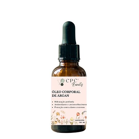 Óleo Corporal Natural Restaurador de Argan CPC Beauty