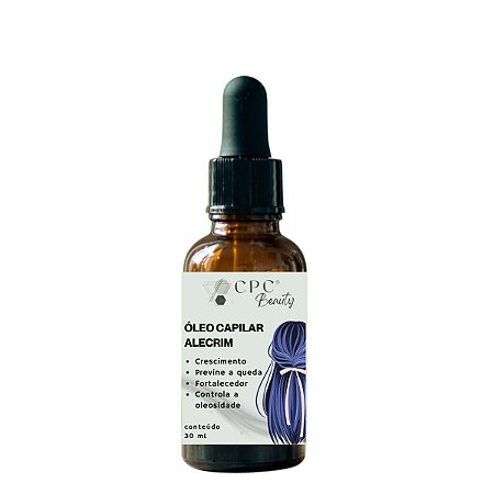 Óleo Capilar Natural Estimulante de Alecrim CPC Beauty