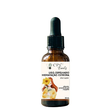 Elixir Natural Capilar Liso Espelhado e Hidratação Extrema CPC Beauty