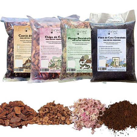 Kit Enriquecimento Ambiental Para Répteis e Anfíbios