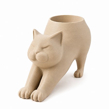Vaso Decorativo Gato Espreguiçando CPC Home Decor