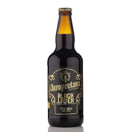 Cerveja Ouropretana Black Lager - Ouro de Mina 500ml