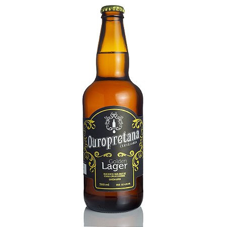 Cerveja Ouropretana Golden Lager 500ml