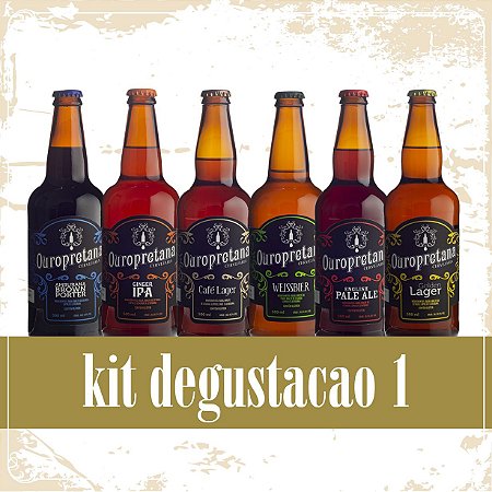 Kit Degustação 1 - Caixa c/ 6 unidades