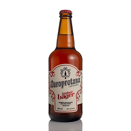 Cerveja Ouropretana Amber Lager 500ml