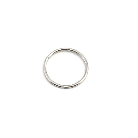 Piercing - Argola - Nariz - Ouro Branco 18K - Espessura 0.6mm