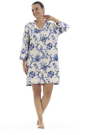 Camisão Margaux abotoado