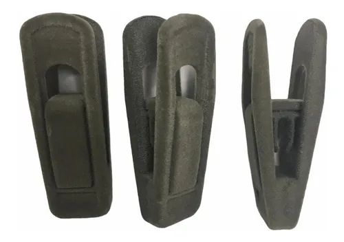 20 Presilha De Veludo Cinza Para Cabides