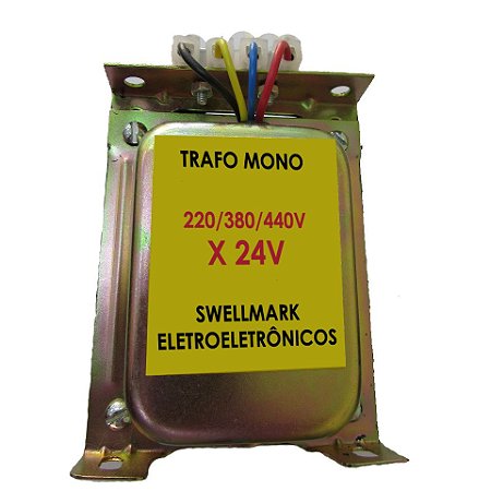 Transformador de Comando 220/380/440V x 24V 1000va