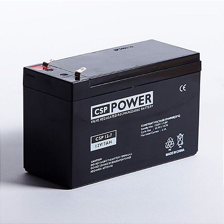 Kit 4 Bateria Recarregável para Nobreak  CSP 12v 7A  , Centrais Alarme ,Iluminação