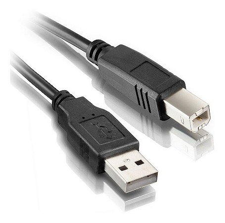 Cabo Usb A+B 2.0 1,5mt Universal  Para Impressora