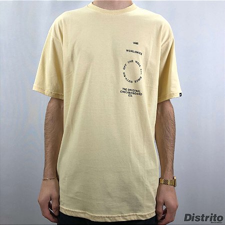camiseta vans amarela