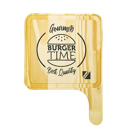 Tábua de Hamburguer (Natural) cx c/12 pçs  R-48 B