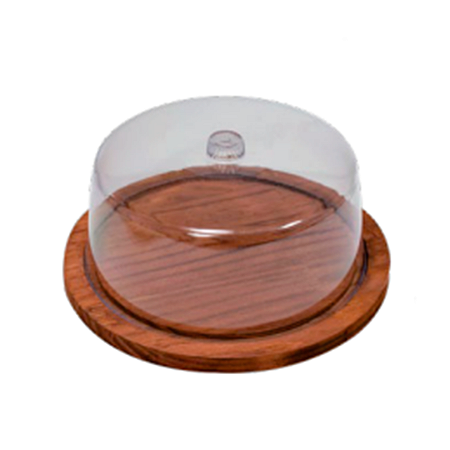 Boleira (Rústica) tampa de acrílico c/3pçs R-BR