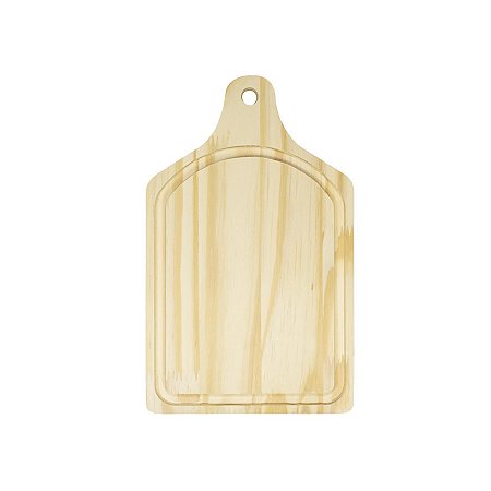 Tabua de Carne 2x1 de Madeira Multiuso(40x20cm Cx c/12Pçs R-52