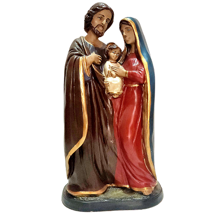 Imagem da Sagrada Família 40cm – Amor, União e Proteção para o Lar