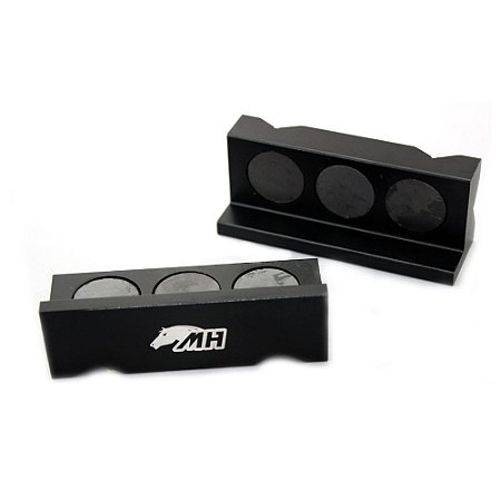 Suporte de Morsa de Bancada para Montagem de Conexões Aeroquip (Alumínio) - Preto - Metal Horse