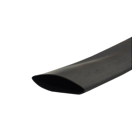 Conduíte DR Termo Retrátil 3:1 1/2" (12,7mm) 1 metro - Preto - Metal Horse
