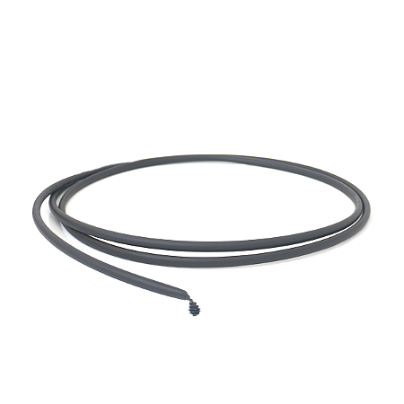 Conduíte Termo Retrátil Adesivo 3:1 3/8" (9,5mm) 1 metro - Preto - Metal Horse