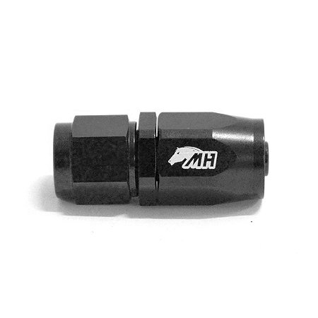 Conexão 4AN / AN4 Reta para Mangueira Aeroquip - Black Edition (Preta) - Metal Horse