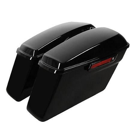 Par de Alforges Laterais Curto Completo Harley Touring 14-23 - Twin13 - Preto