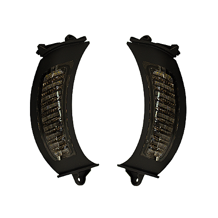 Par de Setas de Farol Air Vent Harley Road Glide 15-23 - Twin13 - Fumê
