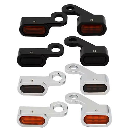 Par de Mini Setas de Guidão Harley Sportster 04-13 - Twin13