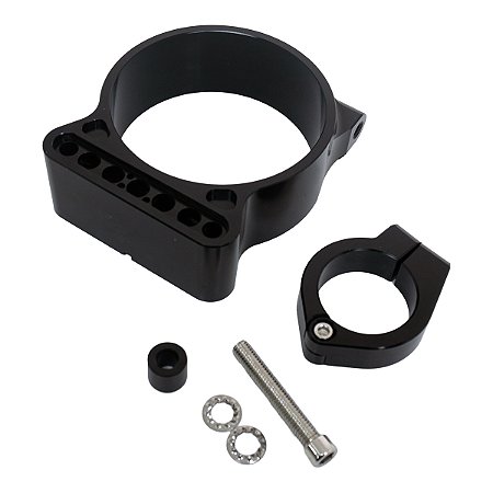 Kit Suporte para Realocação de Velocímetro Harley - Twin13 - Preto