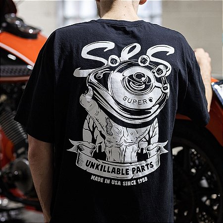 Camiseta Monster Teardrop Preta S&S Cycle