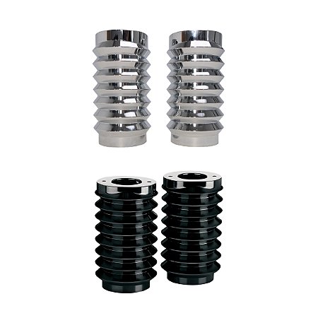Par de Coifas Para Bengala em Alumínio Harley Touring 86-13 - Twin13
