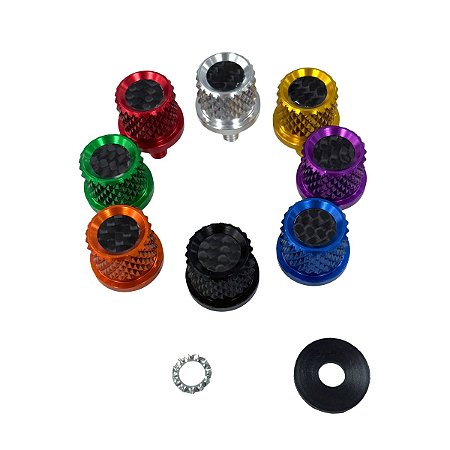 Parafuso 1/4" para Banco Harley Billet Carbon - Twin13