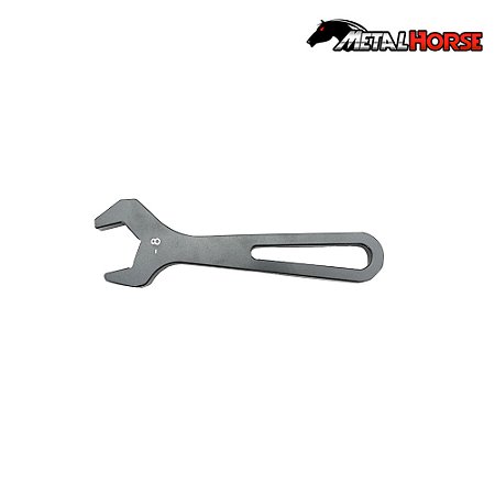 Chave em Alumínio Billet para Conexões 8AN - Preta - Metal Horse