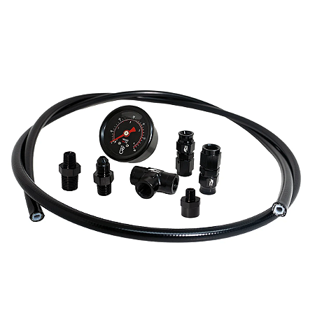 Kit Manômetro de Pressão para Harley Twin Cam / M8 - Twin13 - Preto