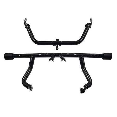 Kit de Protetor de Motor Crash Bar com Suporte de Carenagem Harley Road Glide 14-23 - Twin13 - Preto