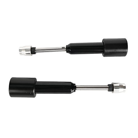 Par de Protetores de Alforge Crash Bar Traseiro para Harley Dyna 06-17 - Preto - Twin13